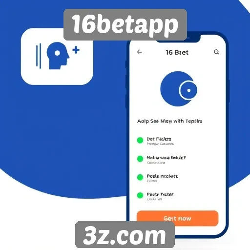 Suporte ao cliente no site 16betapp